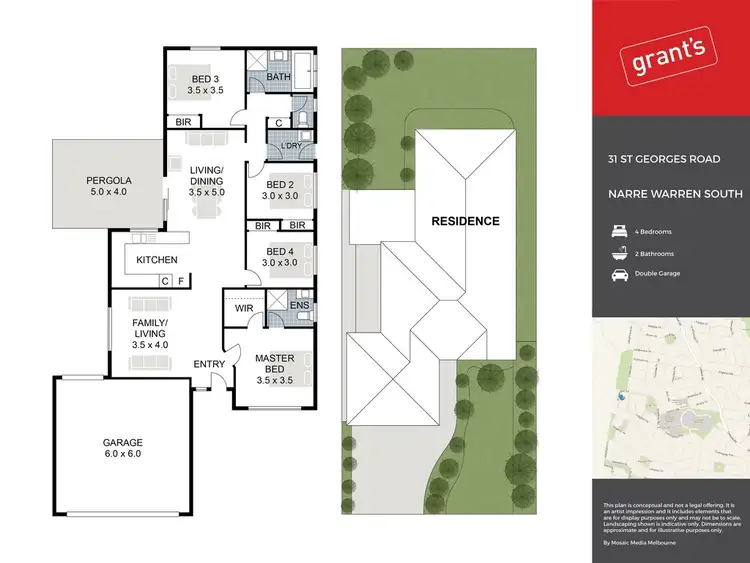 Floorplan of Homely house listing, 31 St Georges Road, Narre Warren South VIC 3805