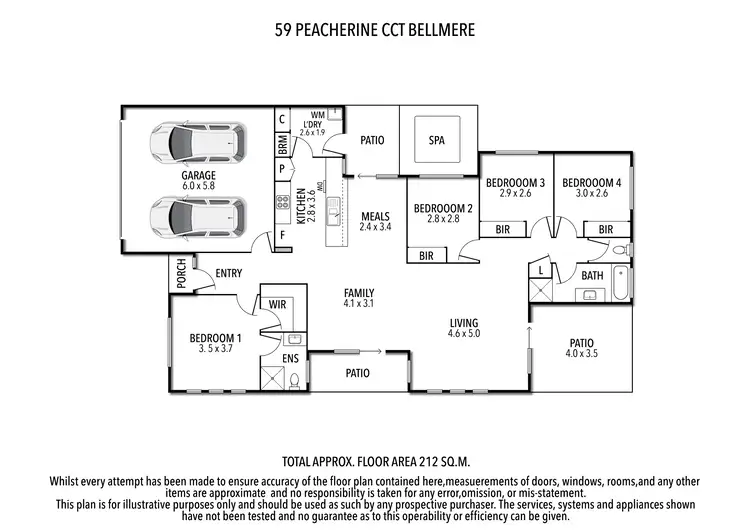 Floorplan of Homely house listing, 59 Peacherine Circuit, Bellmere QLD 4510