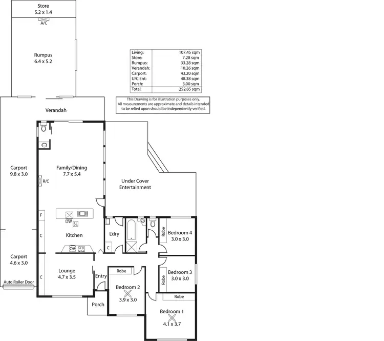 Floorplan of Homely house listing, 10 Thorndon Crescent, Paradise SA 5075