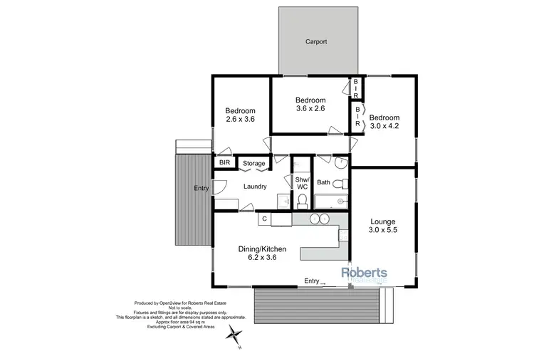 Floorplan of Homely house listing, 6 Henry Street, Strahan TAS 7468