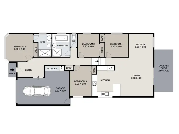 Floorplan of Homely house listing, 17 Shearwater Terrace, Springfield Lakes QLD 4300