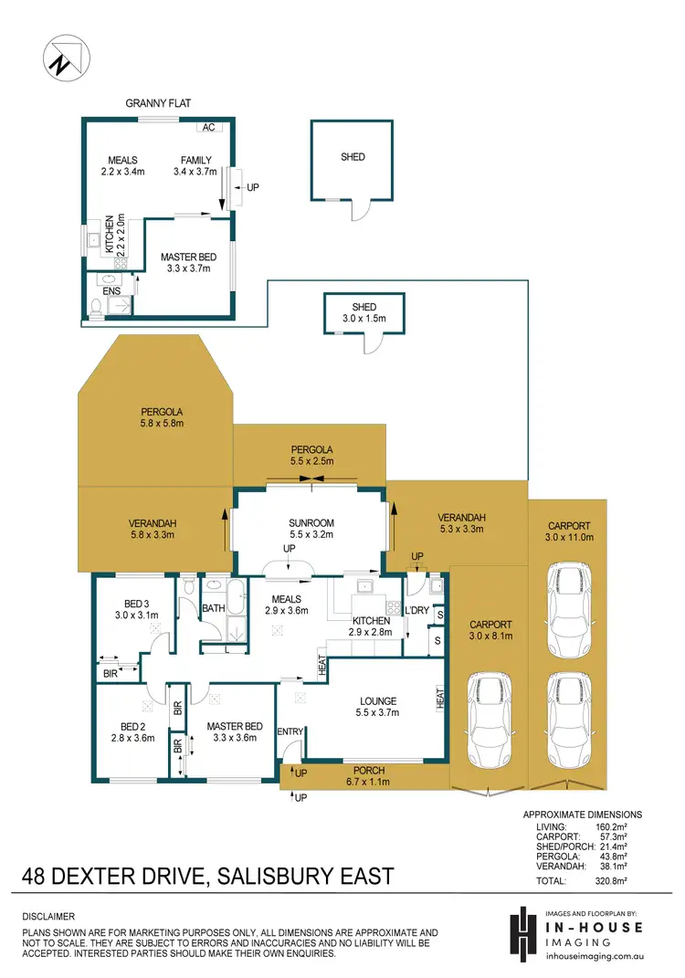 Floorplan of Homely house listing, 48 Dexter Drive, Salisbury East SA 5109