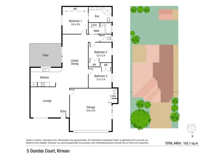 Floorplan of Homely house listing, 5 Dundas Court, Kirwan QLD 4817
