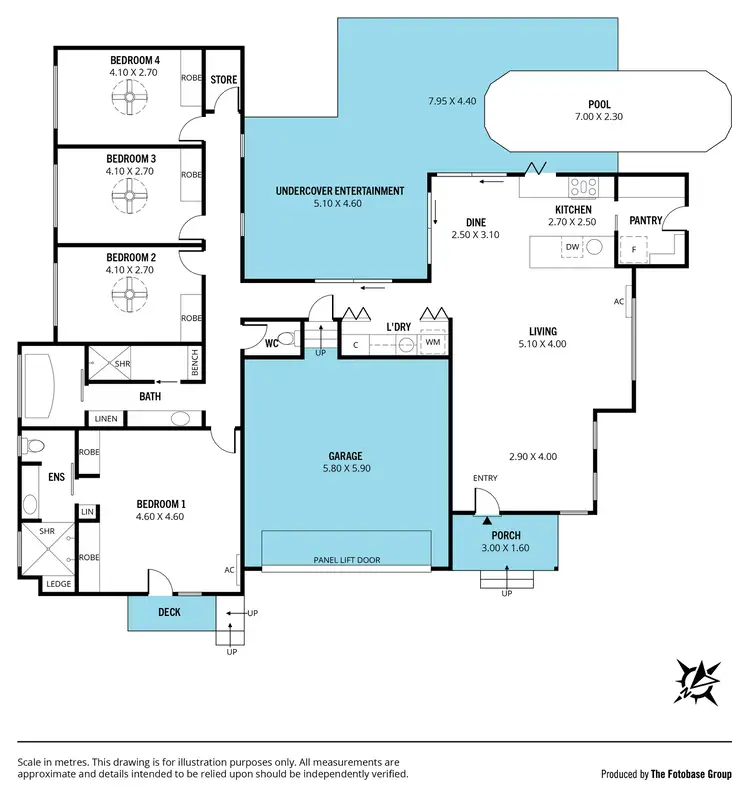 Floorplan of Homely house listing, 5 Corella Avenue, Chandlers Hill SA 5159