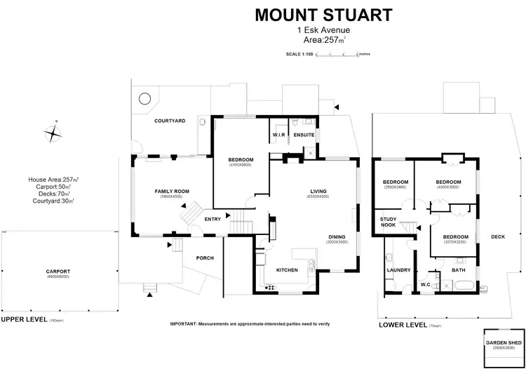 Floorplan of Homely house listing, 1 Esk Avenue, Mount Stuart TAS 7000
