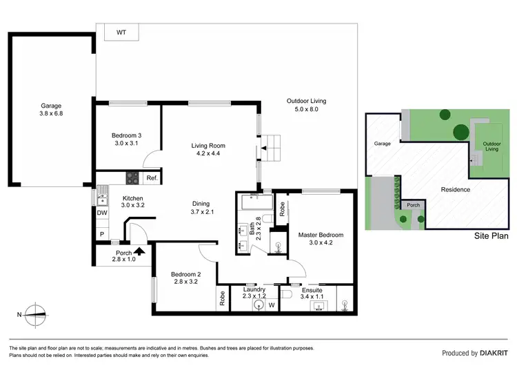 Floorplan of Homely unit listing, 2/42 Glencairn Street, Mulgrave VIC 3170