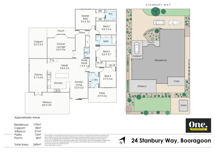 Floorplan of Homely house listing, 24 Stanbury Way, Booragoon WA 6154