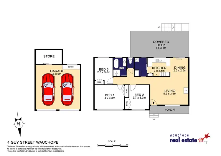 Floorplan of Homely house listing, 4 Guy Street, Wauchope NSW 2446