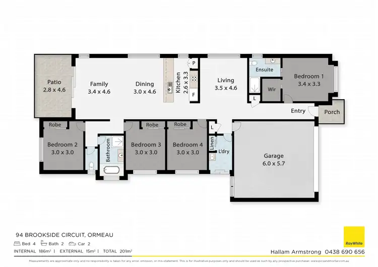 Floorplan of Homely house listing, 94 Brookside Circuit, Ormeau QLD 4208