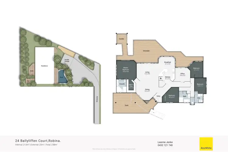 Floorplan of Homely house listing, 24 Ballyliffen Court, Robina QLD 4226