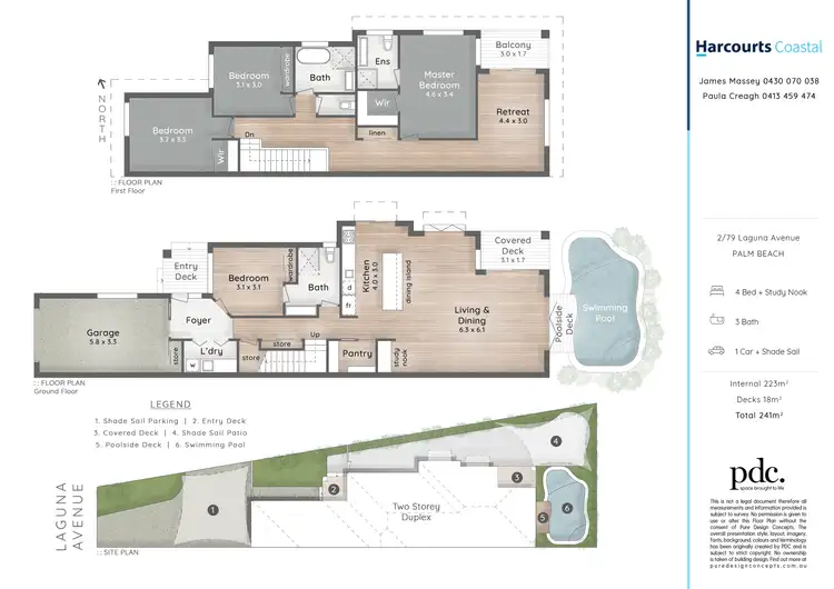 Floorplan of Homely semi-detached listing, 2/79 Laguna Avenue, Palm Beach QLD 4221