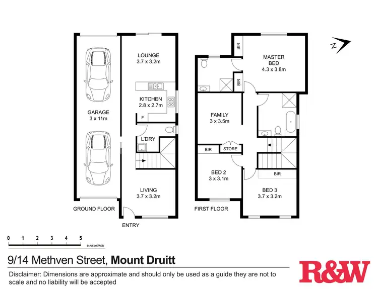 Floorplan of Homely townhouse listing, 9/14 Methven Street, Mount Druitt NSW 2770