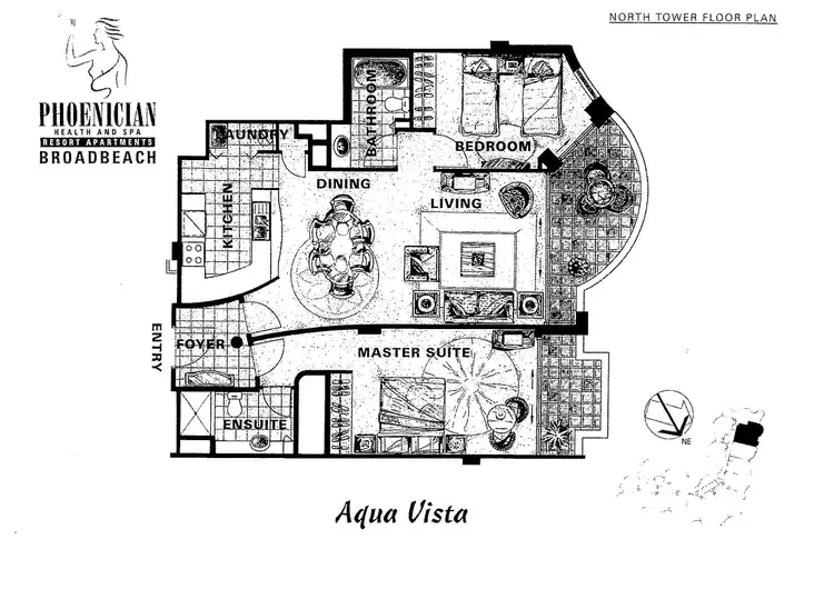 Floorplan of Homely unit listing, 2103/24 Queensland Avenue, Broadbeach QLD 4218