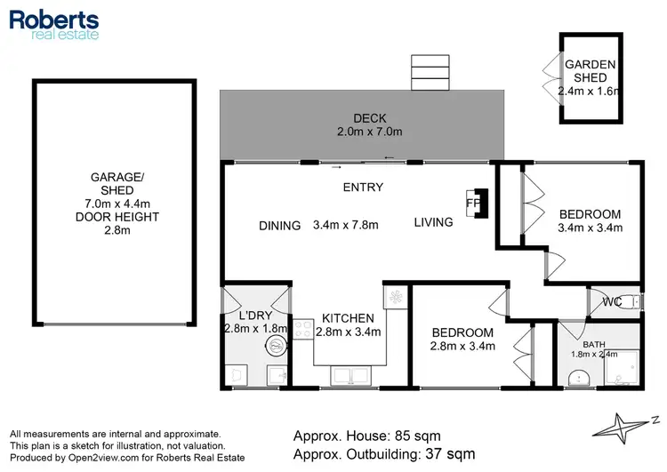 Floorplan of Homely house listing, 8 Swanwick Drive, Coles Bay TAS 7215