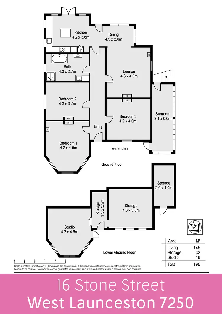 Floorplan of Homely house listing, 16 Stone Street, West Launceston TAS 7250