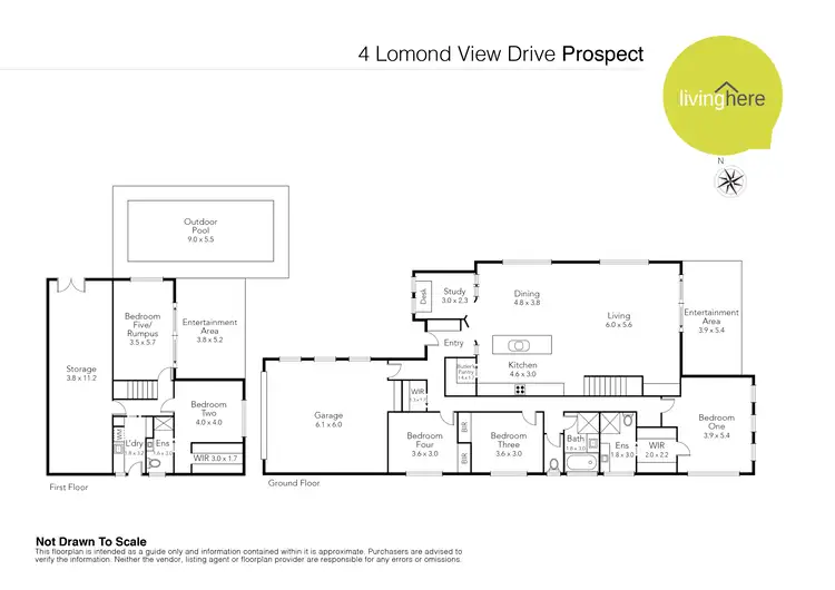 Floorplan of Homely house listing, 4 Lomond View Drive, Prospect Vale TAS 7250