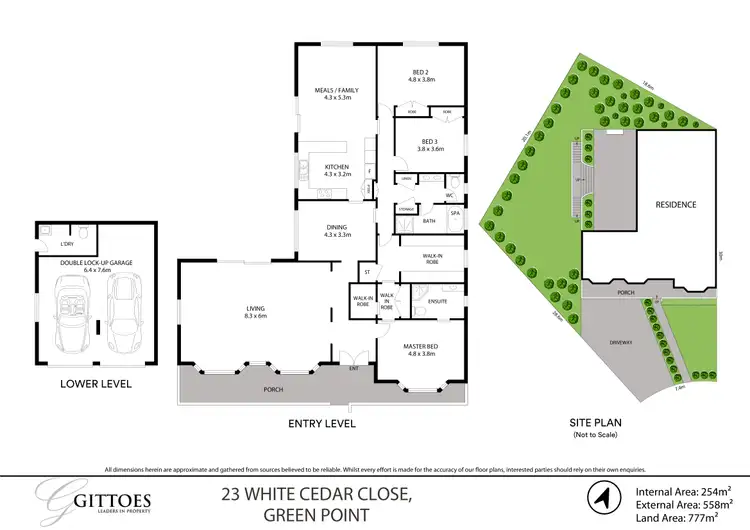 Floorplan of Homely house listing, 23 White Cedar Close, Green Point NSW 2251