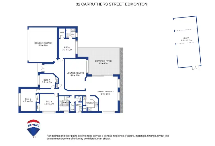Floorplan of Homely house listing, 32 Carruthers Street, Edmonton QLD 4869