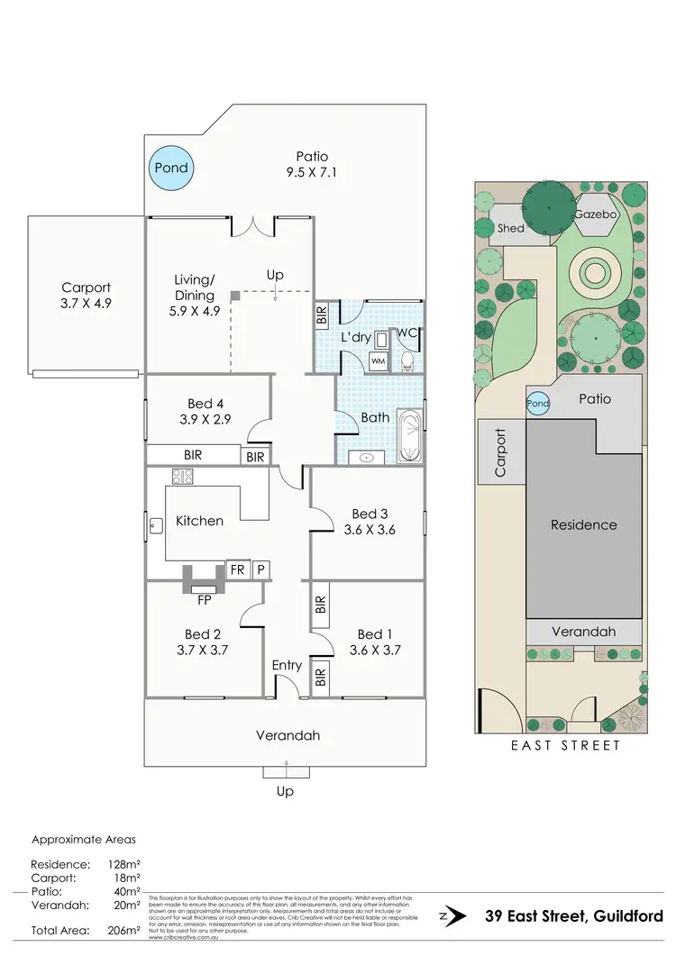 Floorplan of Homely house listing, 39 East Street, Guildford WA 6055