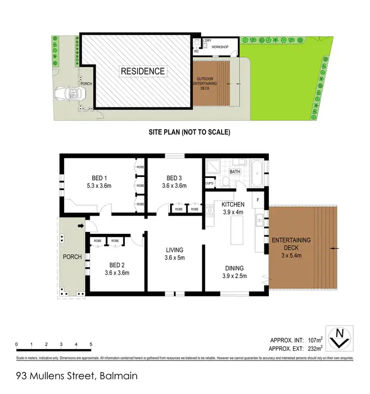 Floorplan of Homely house listing, 93 Mullens Street, Balmain NSW 2041