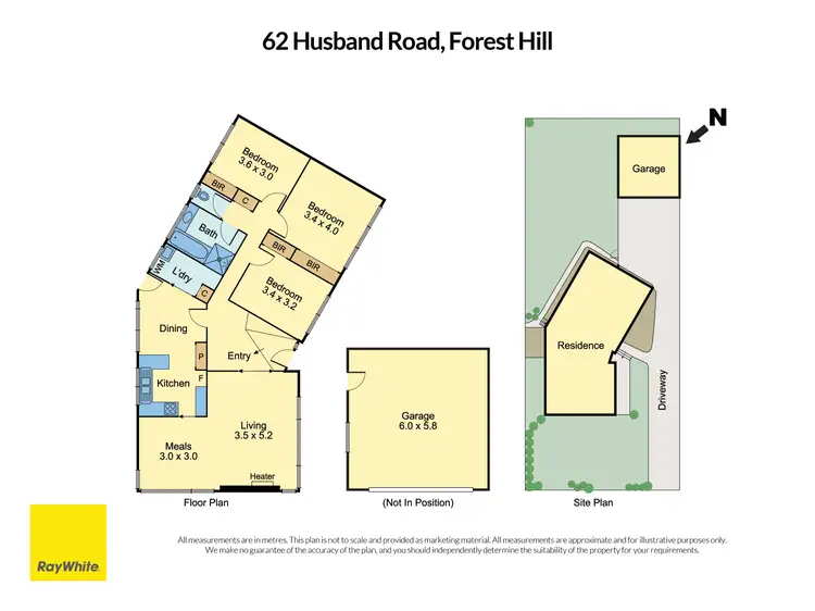 Floorplan of Homely house listing, 62 Husband Road, Forest Hill VIC 3131