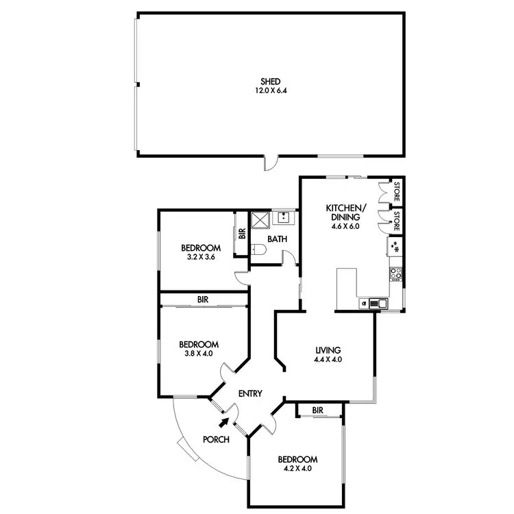 Floorplan of Homely house listing, 29 Sunnyside Avenue, Horsham VIC 3400