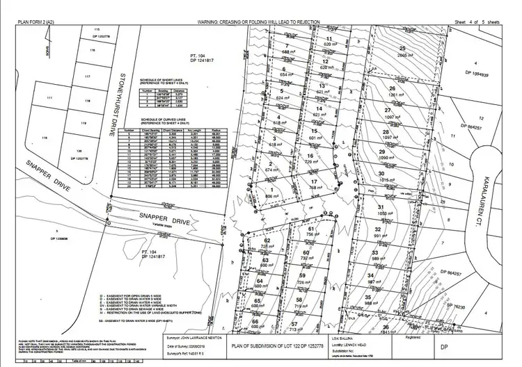 Floorplan of Homely land listing, 2 Habitat Way, Lennox Head NSW 2478