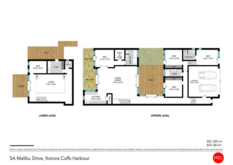 Floorplan of Homely house listing, 5A Malibu Drive, Korora NSW 2450