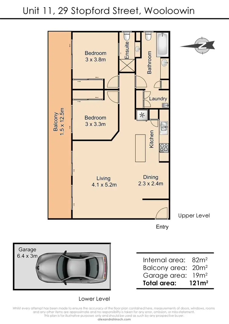 Floorplan of Homely unit listing, 11/29 Stopford Street, Wooloowin QLD 4030