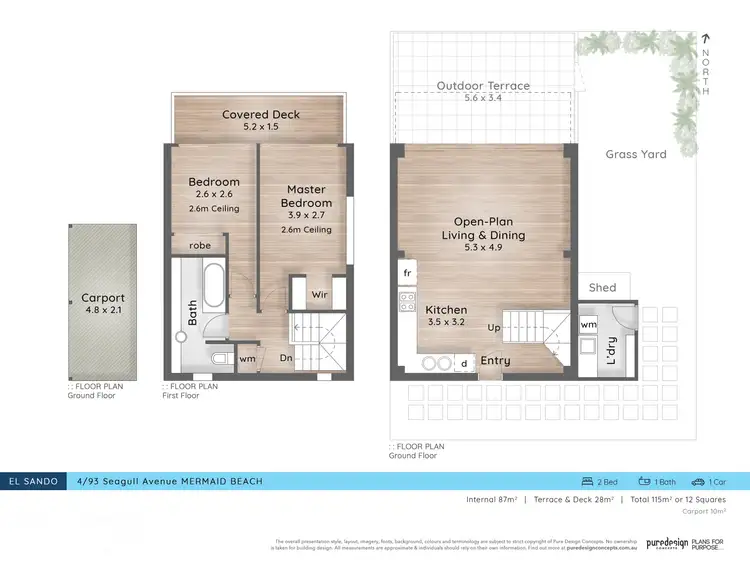 Floorplan of Homely apartment listing, 4/93 Seagull Avenue, Mermaid Beach QLD 4218