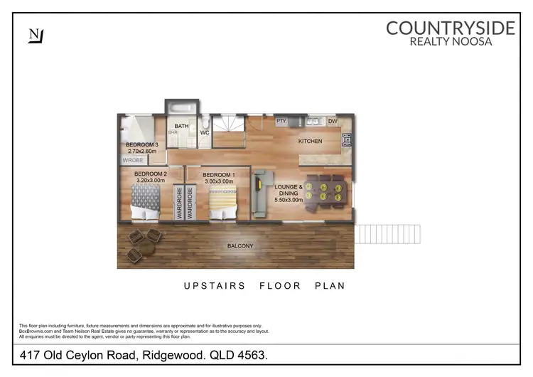 Floorplan of Homely house listing, 417 Old Ceylon Road, Ridgewood QLD 4563