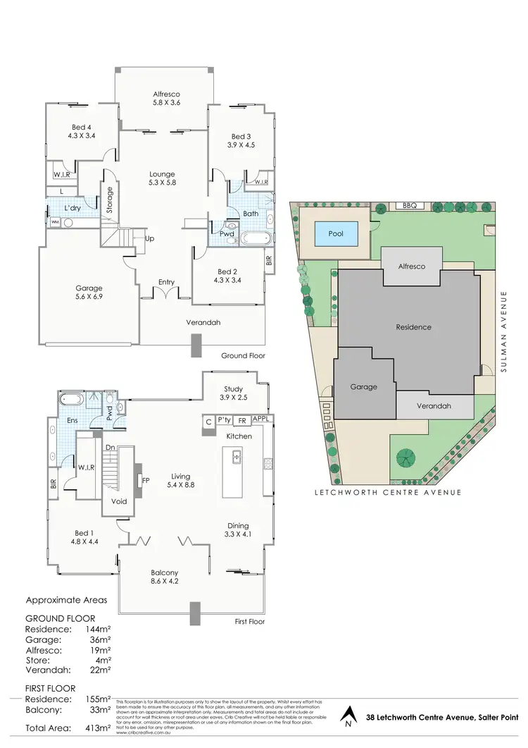 Floorplan of Homely house listing, 38 Letchworth Centre Avenue, Salter Point WA 6152