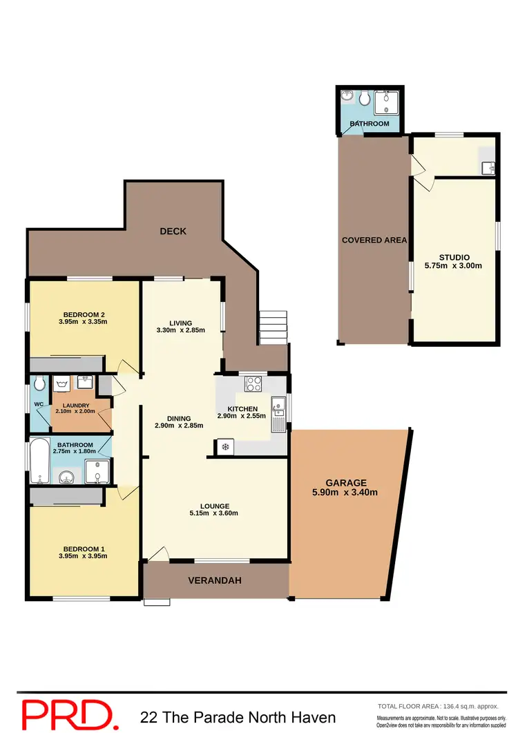 Floorplan of Homely house listing, 22 The Parade, North Haven NSW 2443
