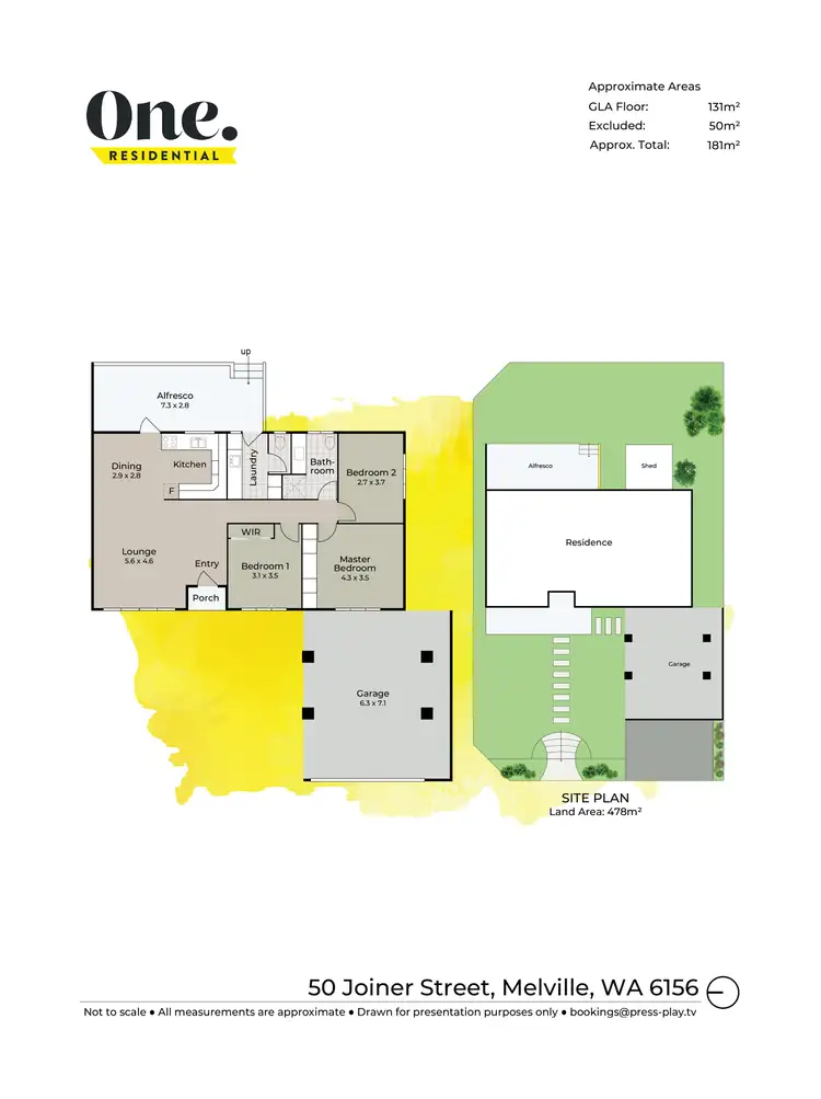 Floorplan of Homely house listing, 50 Joiner Street, Melville WA 6156