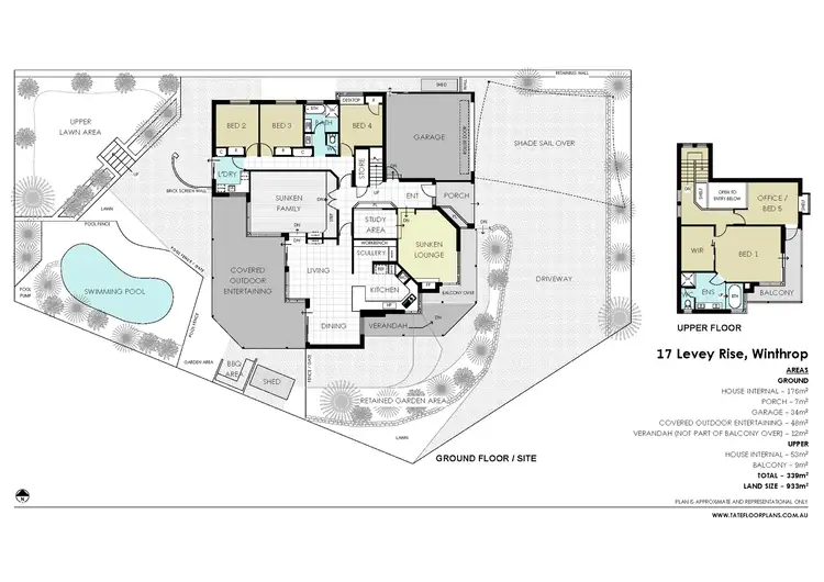 Floorplan of Homely house listing, 17 Levey Rise, Winthrop WA 6150
