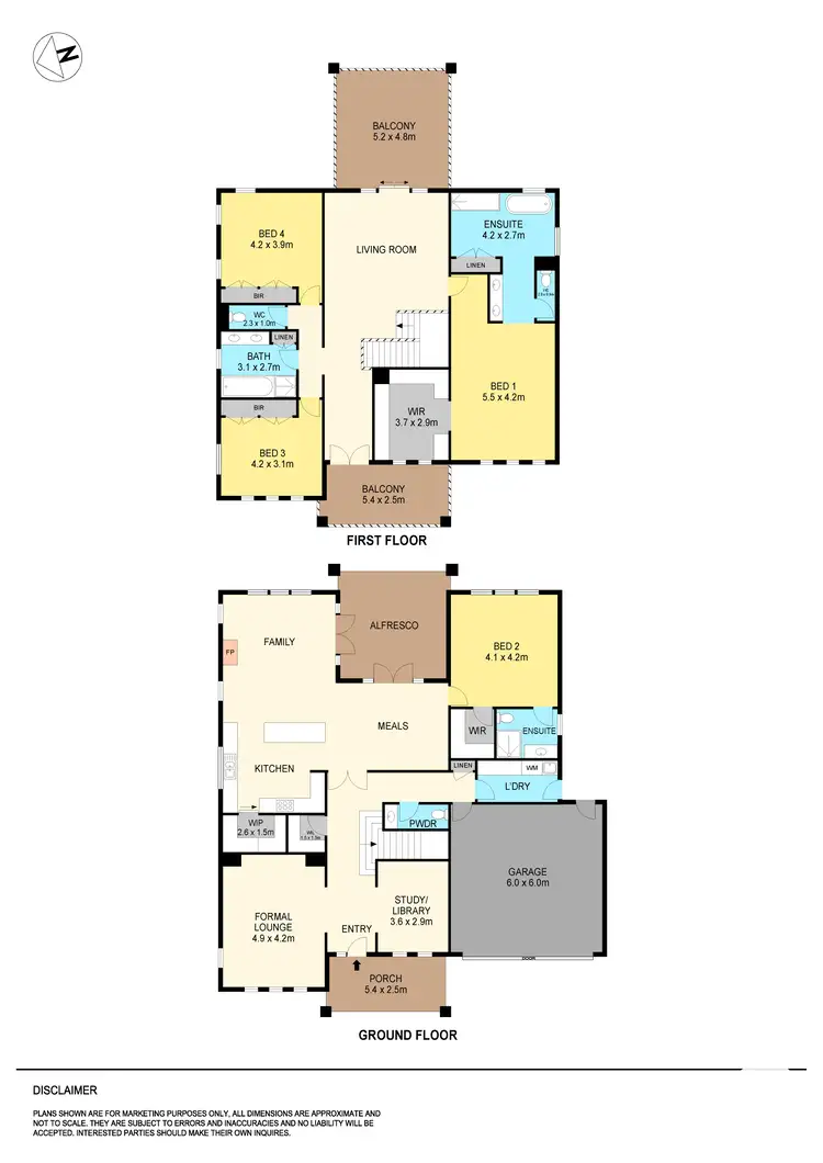Floorplan of Homely house listing, 4 Club House Close, Buninyong VIC 3357