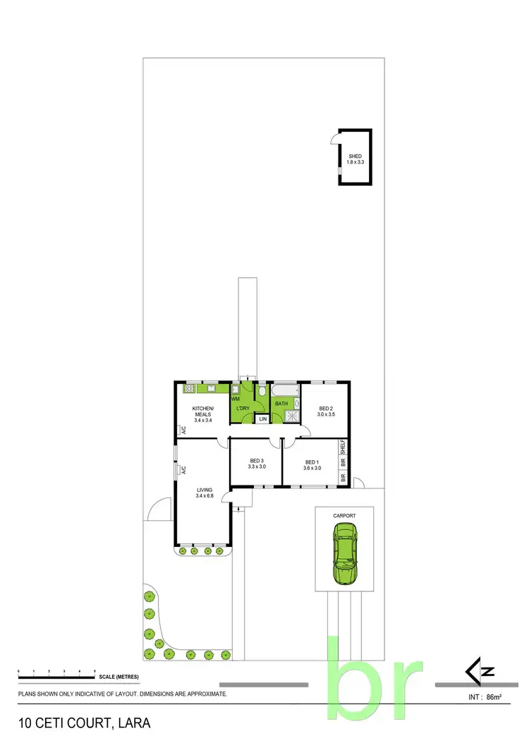 Floorplan of Homely house listing, 10 Ceti Court, Lara VIC 3212