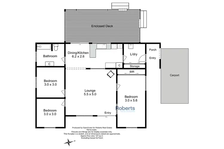 Floorplan of Homely house listing, 34 Lettes Bay Road, Strahan TAS 7468