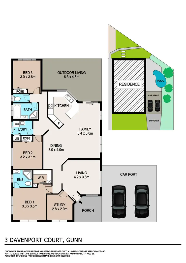 Floorplan of Homely house listing, 3 Davenport Court, Gunn NT 832