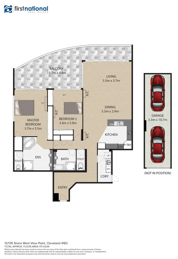 Floorplan of Homely unit listing, 12/135 Shore Street West, Cleveland QLD 4163