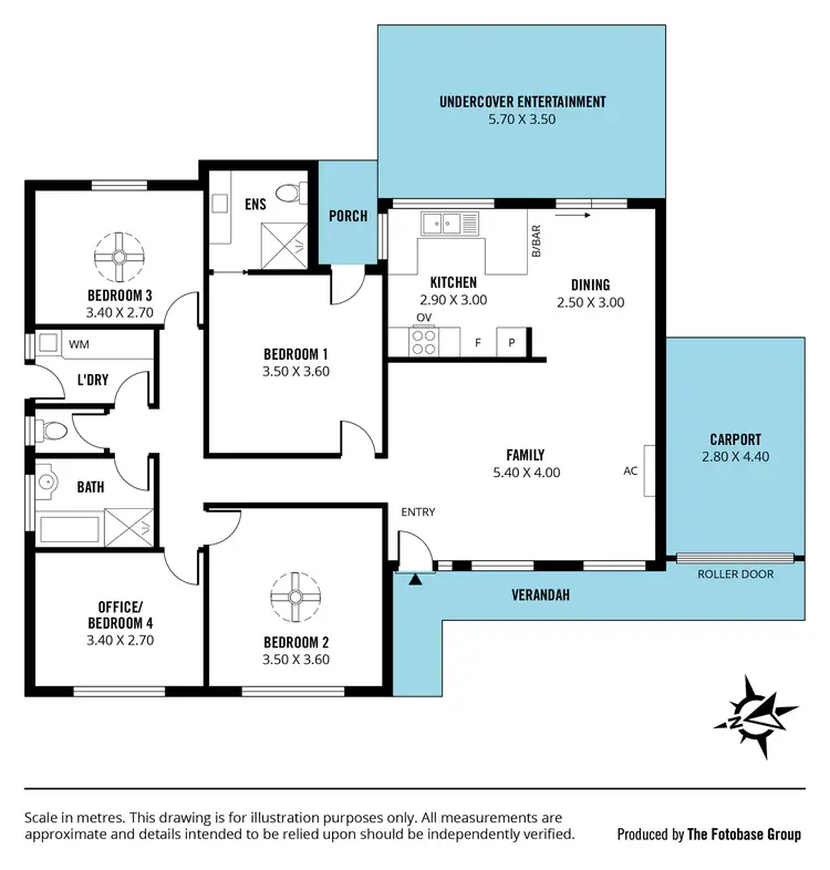 Floorplan of Homely house listing, 1 Teal Place, Noarlunga Downs SA 5168