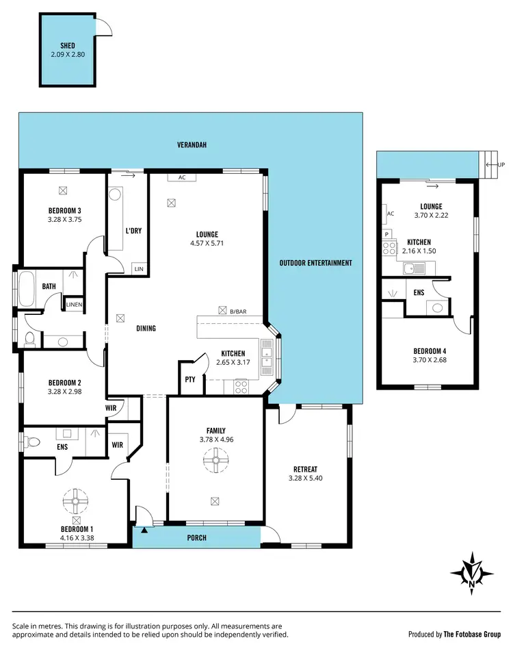 Floorplan of Homely house listing, 15 Marla Crescent, Noarlunga Downs SA 5168