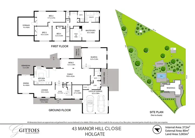 Floorplan of Homely rural property listing, 43 Manor Hill Close, Holgate NSW 2250
