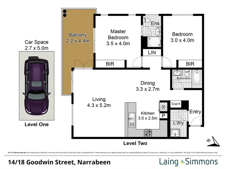Floorplan of Homely apartment listing, 14/18-20 Goodwin Street, Narrabeen NSW 2101