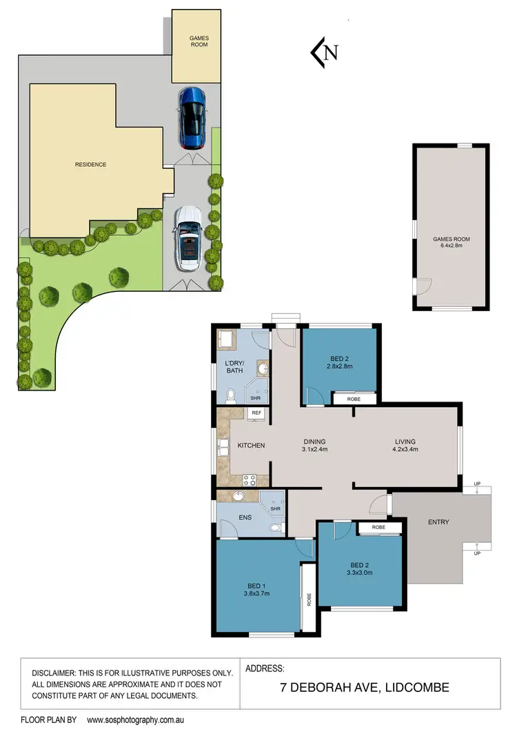 Floorplan of Homely house listing, 7 Deborah Ave, Lidcombe NSW 2141