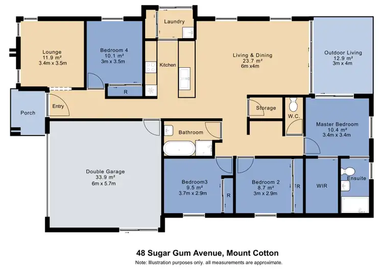 Floorplan of Homely house listing, 49 Sugargum Avenue, Mount Cotton QLD 4165