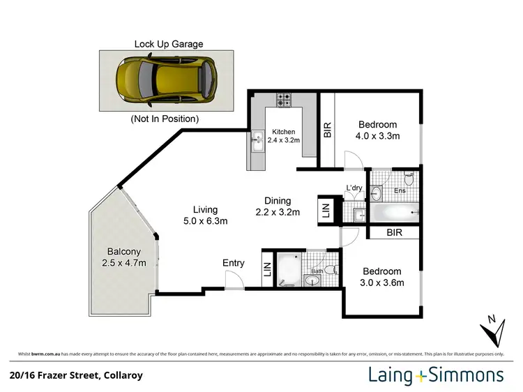 Floorplan of Homely apartment listing, 20/16-18 Frazer Street, Collaroy NSW 2097