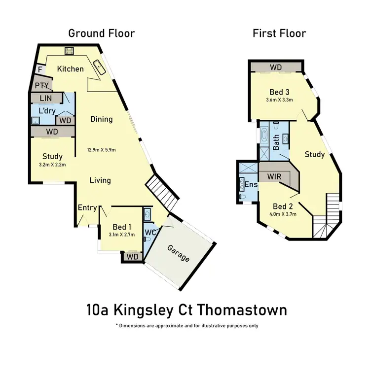 Floorplan of Homely house listing, 10A Kingsley Court, Thomastown VIC 3074