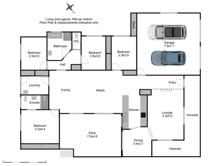 Floorplan of Homely house listing, 6 Mallee Place, Orange NSW 2800