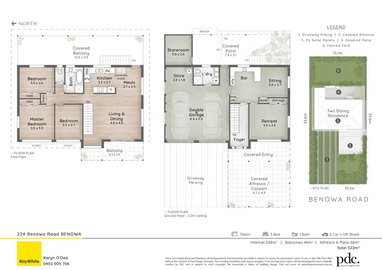 Floorplan of Homely house listing, 224 Benowa Road, Benowa QLD 4217